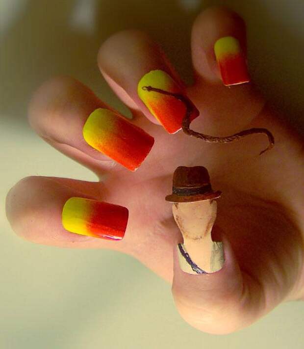 Маникюр индиана джонс