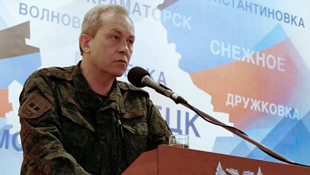 Заместитель командующего корпусом Минобороны Донецкой народной республики Эдуард Басурин. Архивное фото