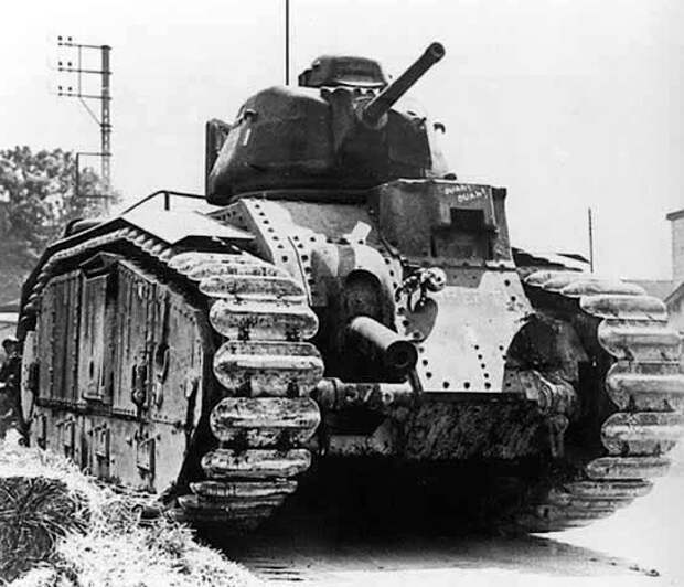 Тяжелый танк Char B1bis,Бельгия, весна 1940 год