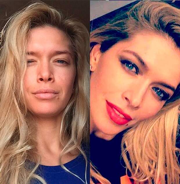 Звезды до и после макияжа. Часть 1