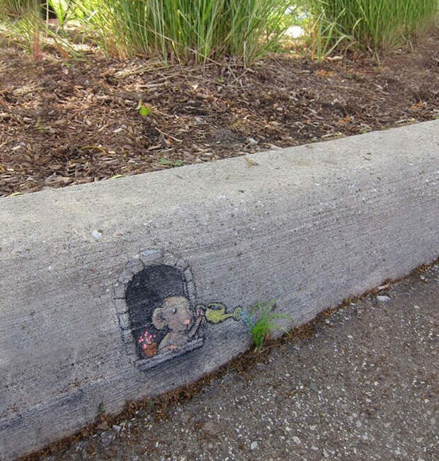 funny-street-art-rat-watering-plant