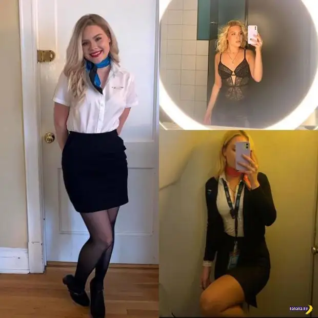 Раздеваем стюардесс! ✈️ - 16