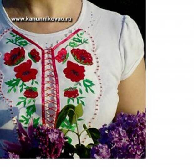 Вставка на футболке