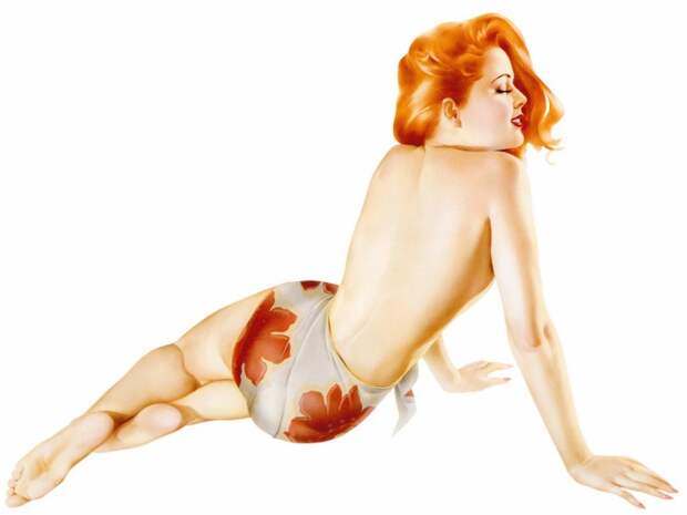 Очаровательные девушки в работах Альберта Варгаса (Alberto Vargas).