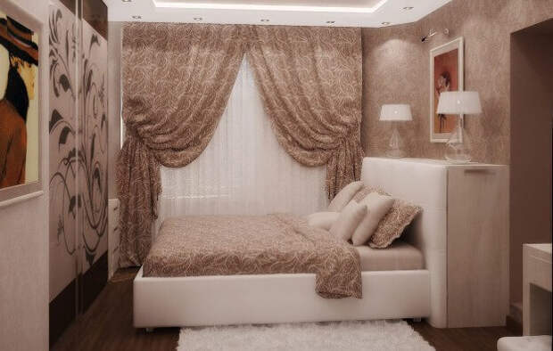 дизайн спальни в хрущёвке