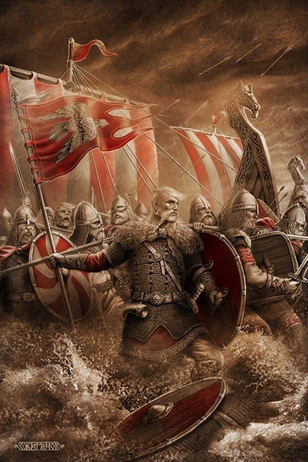 Desembarco vikingo, cortesía de Igor Ozhiganova. http://www.elgrancapitan.org/foro/viewtopic.php?f=87&t=16834&p=882284#p882272