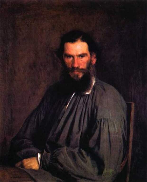 Ivan Kramskoy. Portrait of Leo Tolstoy - Olga's Gallery