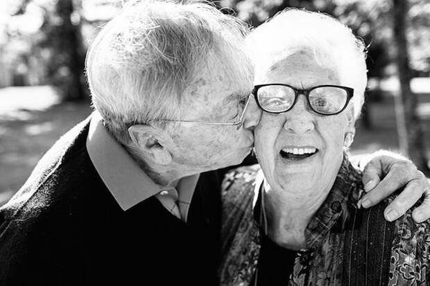 Глория и Уолтер, в браке 65 лет любовь, муж и жена, семья, старики