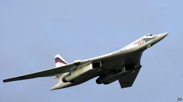 Стратегический бомбардировщик ТУ-160.