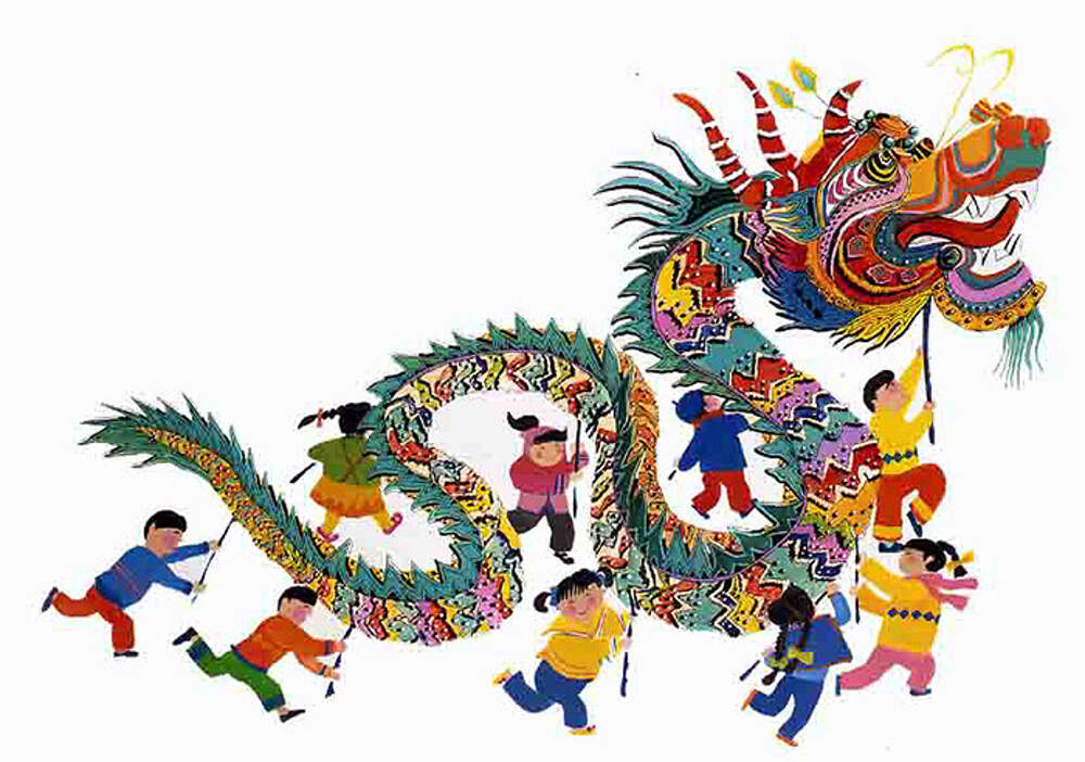 Китайские народные игры. Игра «Поймай дракона за хвост в Китае. Китайский дракон. Китайский дракон праздник. Китайский дракон для детей.