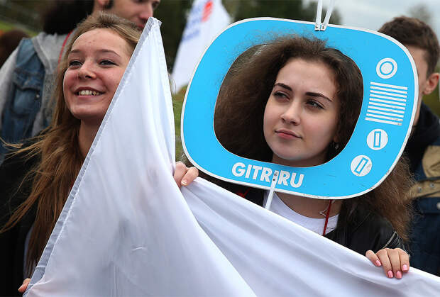 Парад студентов в Москве