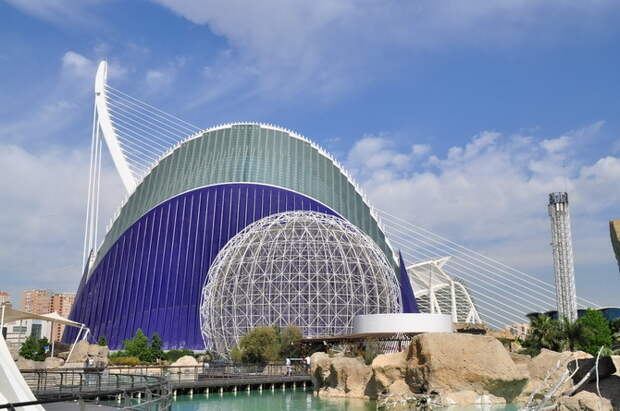 Город искусств и наук (Ciudad de las Artes y las Ciencias). Валенсия, Испания