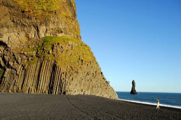 Серый: Vik, Исландия Отдых и Путешествия, море, пляж