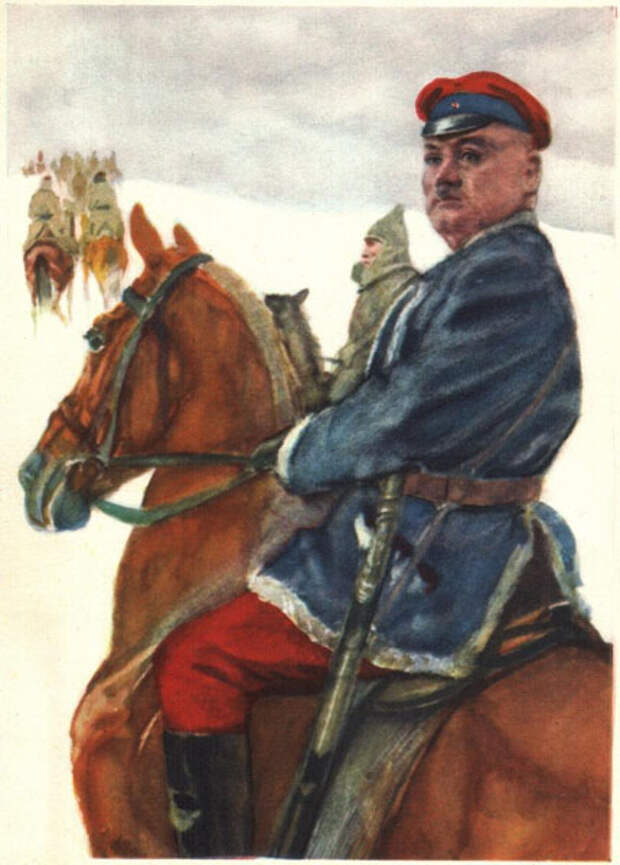 Григорий Котовский на открытке ИЗОГИЗ, СССР.jpg