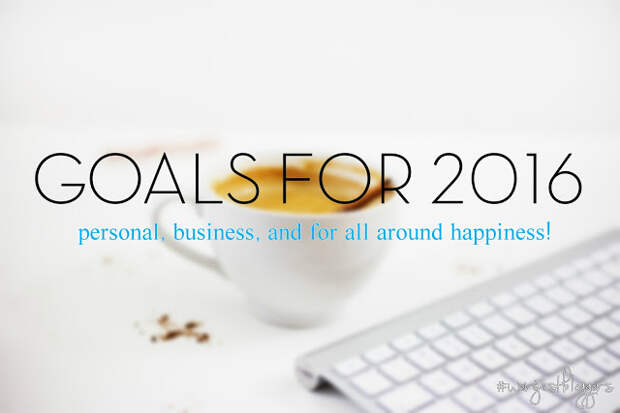 goals for 2016