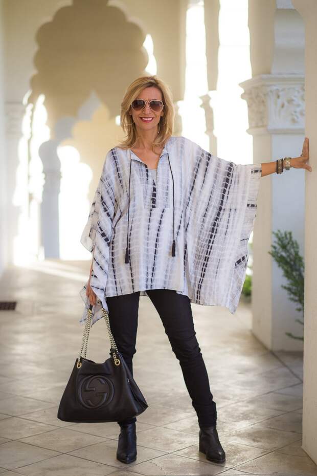 Jacket-Society-Our New Gray And Black Print Kaftan-3227