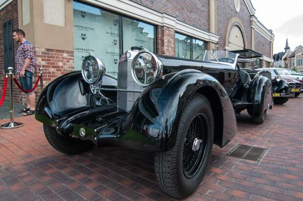 Mercedes-benz 710 ssk 'trossi' реплика выставка, олдтаймер, ретро автомобили