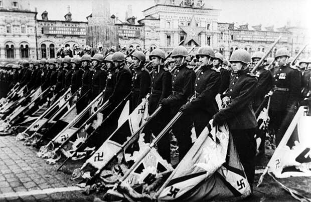 Как проходил первый Парад Победы 24 июня 1945 года 24 июня, парад победы, ссср