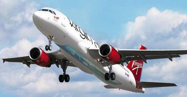 Стеклянный пол в самолетах Airbus A320 от Virgin Atlantic