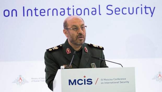 Министр обороны Ирана Хоссейн Декган выступает на IV Московской конференции по международной безопасности Министр обороны Ирана Хоссейн Декган выступает на IV Московской конференции по международной безопасности