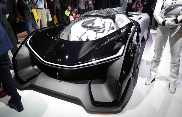 1. Faraday Future FFZERO1 1. Faraday Future FFZERO1 CES, автовыставка