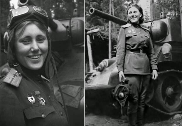 Aleksandra Samusenko was the only female tank officer in the 1st Guards Tank Army