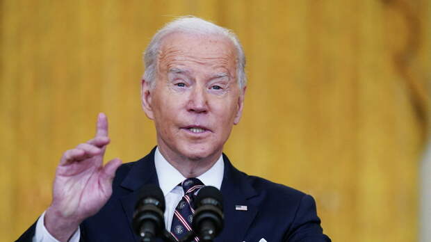 Президент США Джо Байден во время пресс-конференции в Вашингтоне Президент США Джо Байден во время пресс-конференции в Вашингтоне - РИА Новости, 1920, 22.02.2022