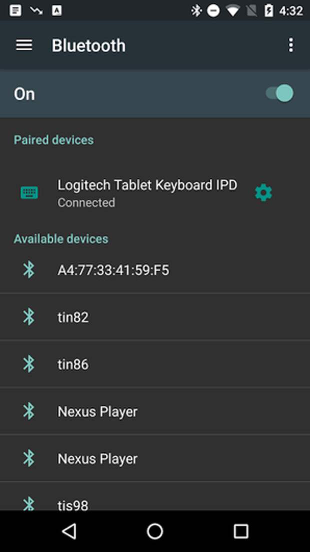 Темная тема Android N