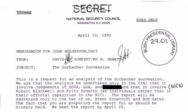 На день рождения ЦРУ рассекретило документы о Горбачеве. Как разваливали СССР
