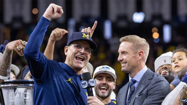 Jim Harbaugh Tony Petitti Big Ten