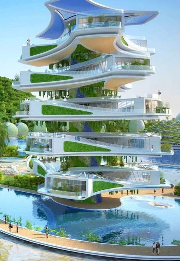 Как думаете - доживем мы с вами до такого будущего? архитектура, интересное, концептуальные фантазии, фабрик аидей