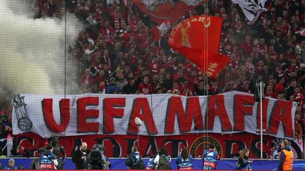 УЕФА оштрафовал сербский клуб за перфоманс с изображением православного святого