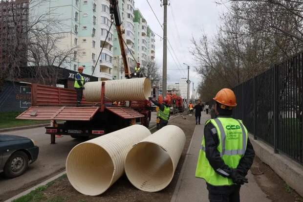 Реконструкция сетей водоотведения в Астрахани ведется инновационным методом