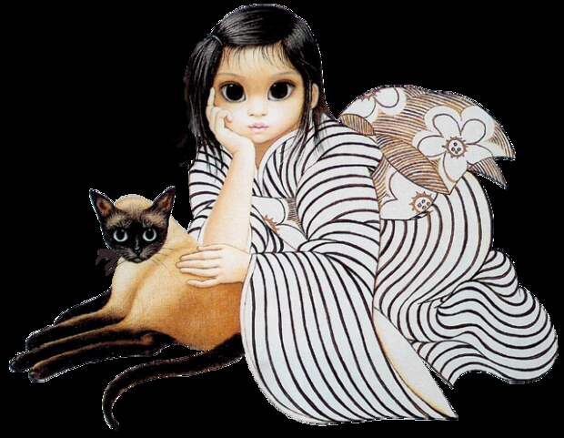 Картины Маргарет Кин - Большие глаза