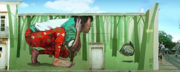 Сюрреалистический стрит-арт польского дуэта Etam Cru (14 фото)