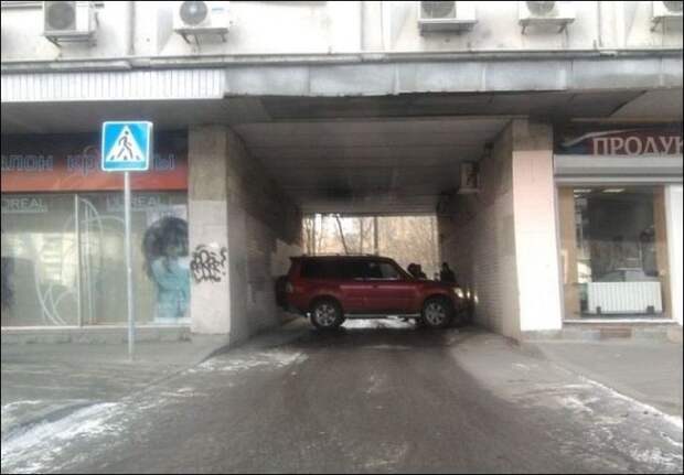 Чудеса парковки parking, авто, курьез, парковка