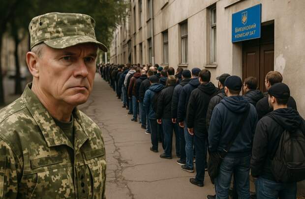 Ситуация на Украине: огромные очереди у военкоматов