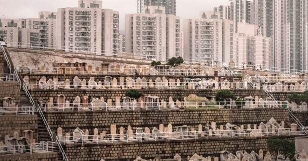 Вертикальное кладбище в Гонконге: когда перенаселение касается не только живых
