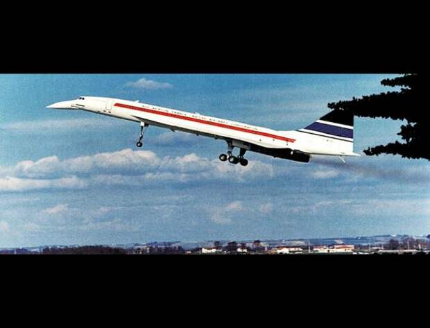 Первый полет Concorde, продлившийся менее получаса. 2 марта 1969 года.