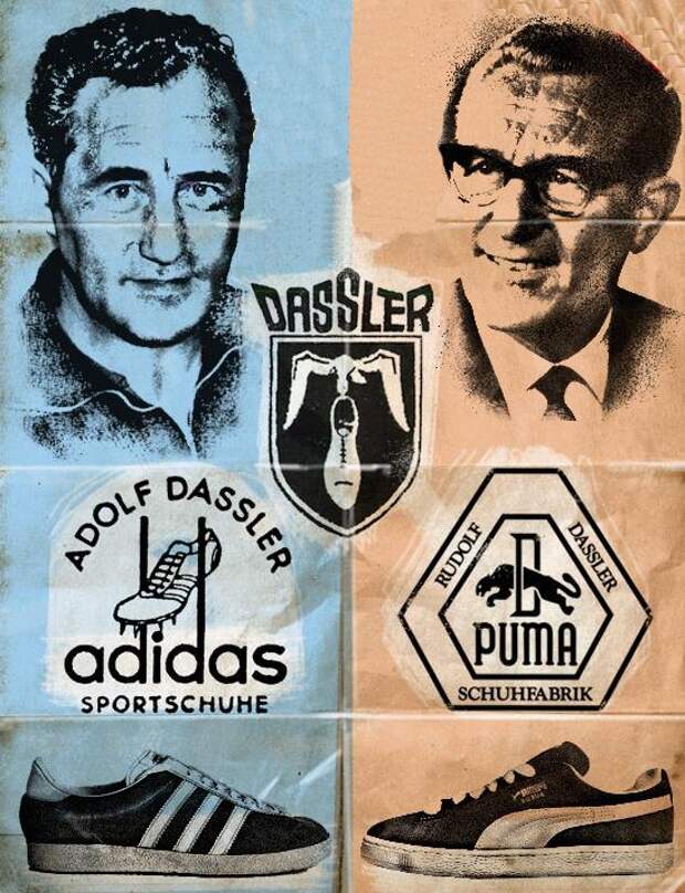 Adidas против Puma