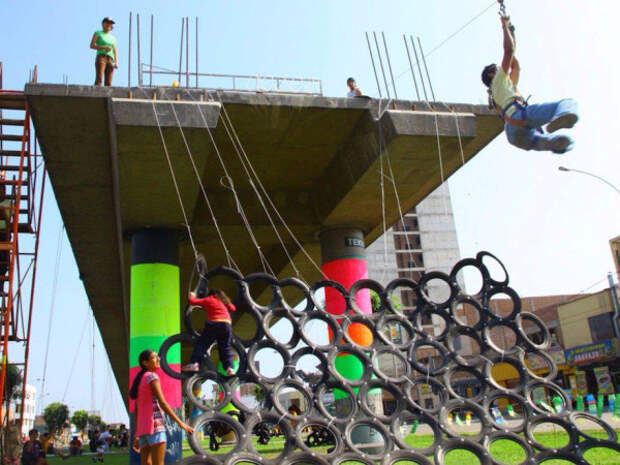 in-fact-almost-all-of-the-playground-is-built-using-recycled-materials-including-car-parts-and-tires