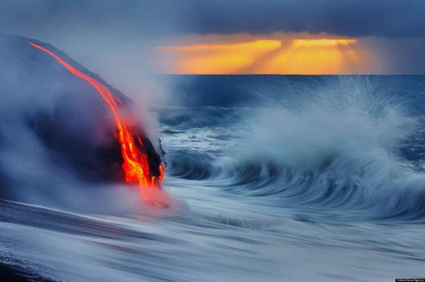 Вода и огонь: извержение вулкана Килауэа