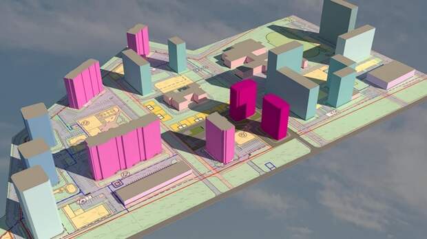 Проект застройки квартала 