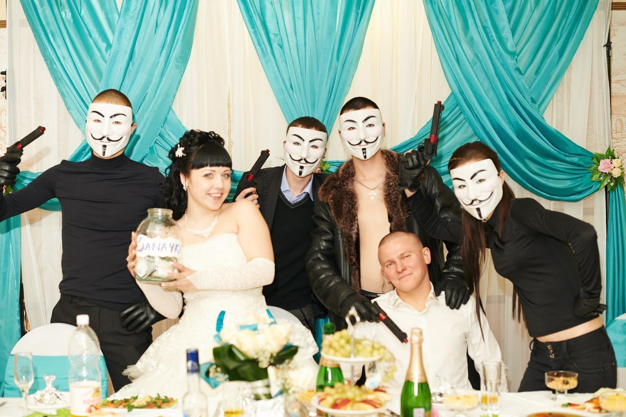 B - значит Banka свадьба, фото, юмор