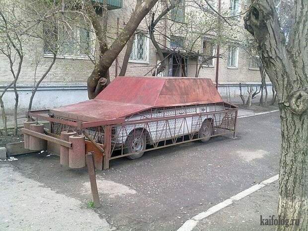 Прикольные противоугонки (50 фото) Прикольные противоугонки (50 фото)