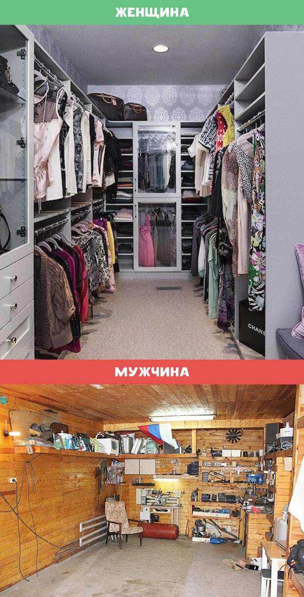 Бытовые различия между мужчинами и женщинами (10 фото)