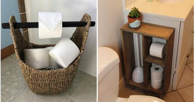 30+ идей держателей для туалетной бумаги. Изюминка ванной комнаты и под любые габариты помещения