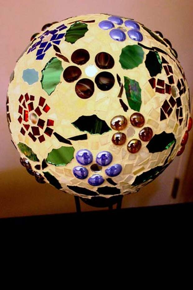 Декоративные шары из цемента для сада. Идеи и мастер-класс (17) (400x600, 74Kb)