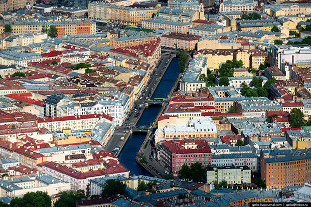 Санкт-Петербург с вертолета 