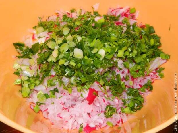 Мясной салат
